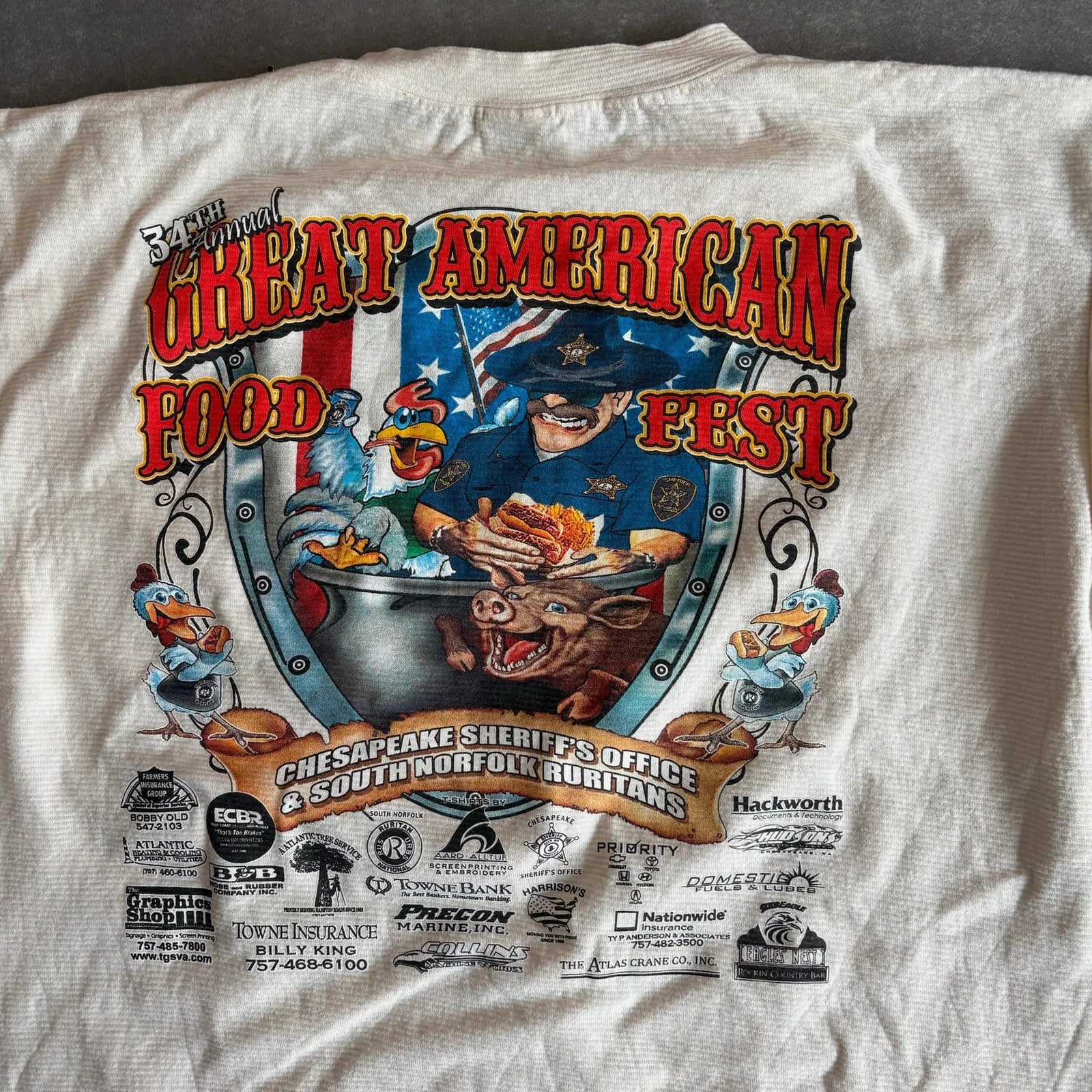 Vintage Aard Alltuf Screenprinting Norfolk Graphic Tee