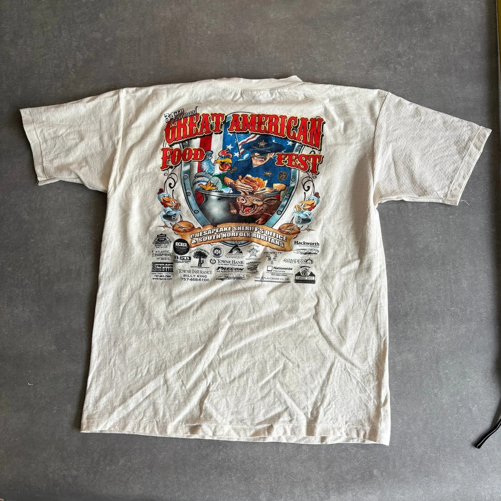 Vintage Aard Alltuf Screenprinting Norfolk Graphic Tee