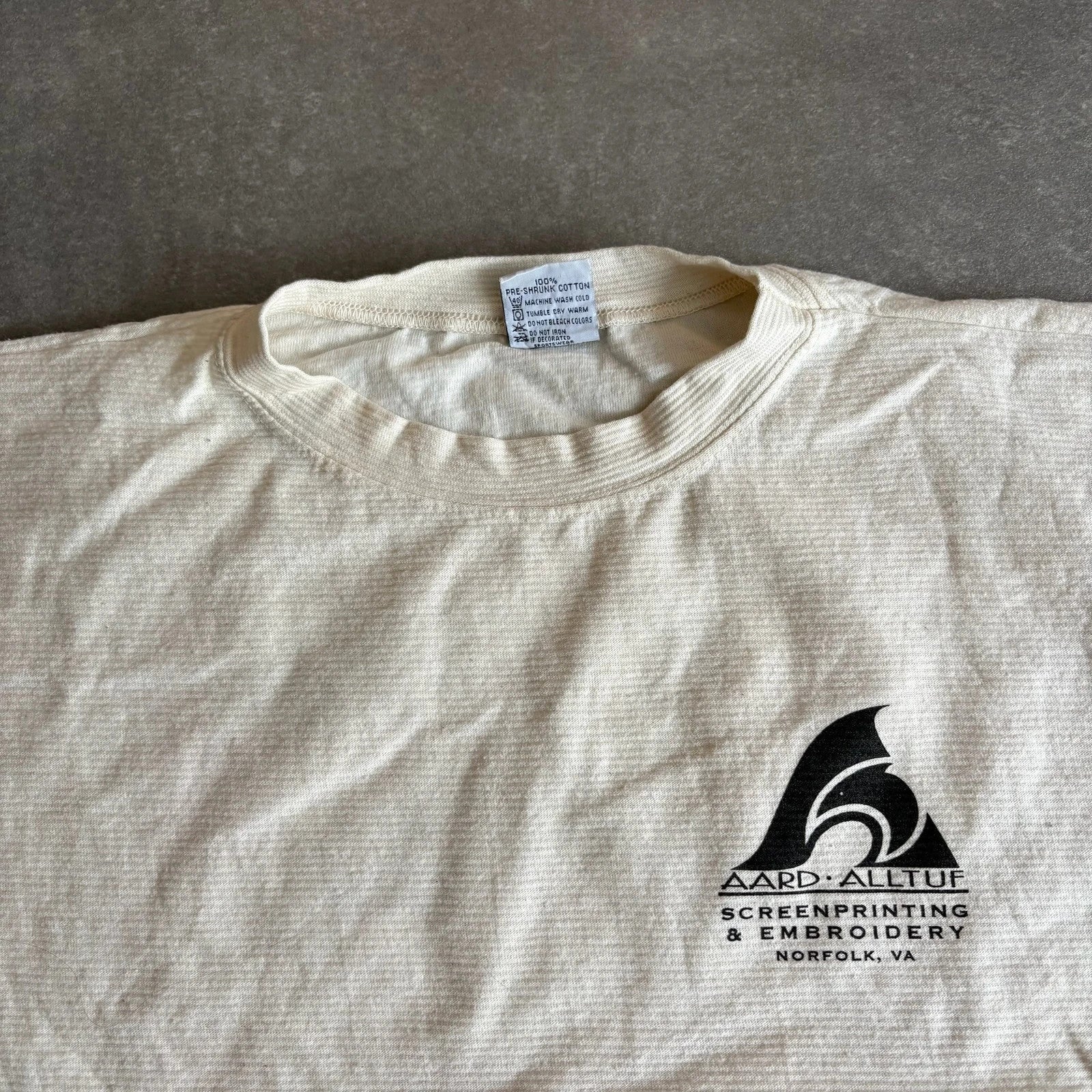 Vintage Aard Alltuf Screenprinting Norfolk Graphic Tee