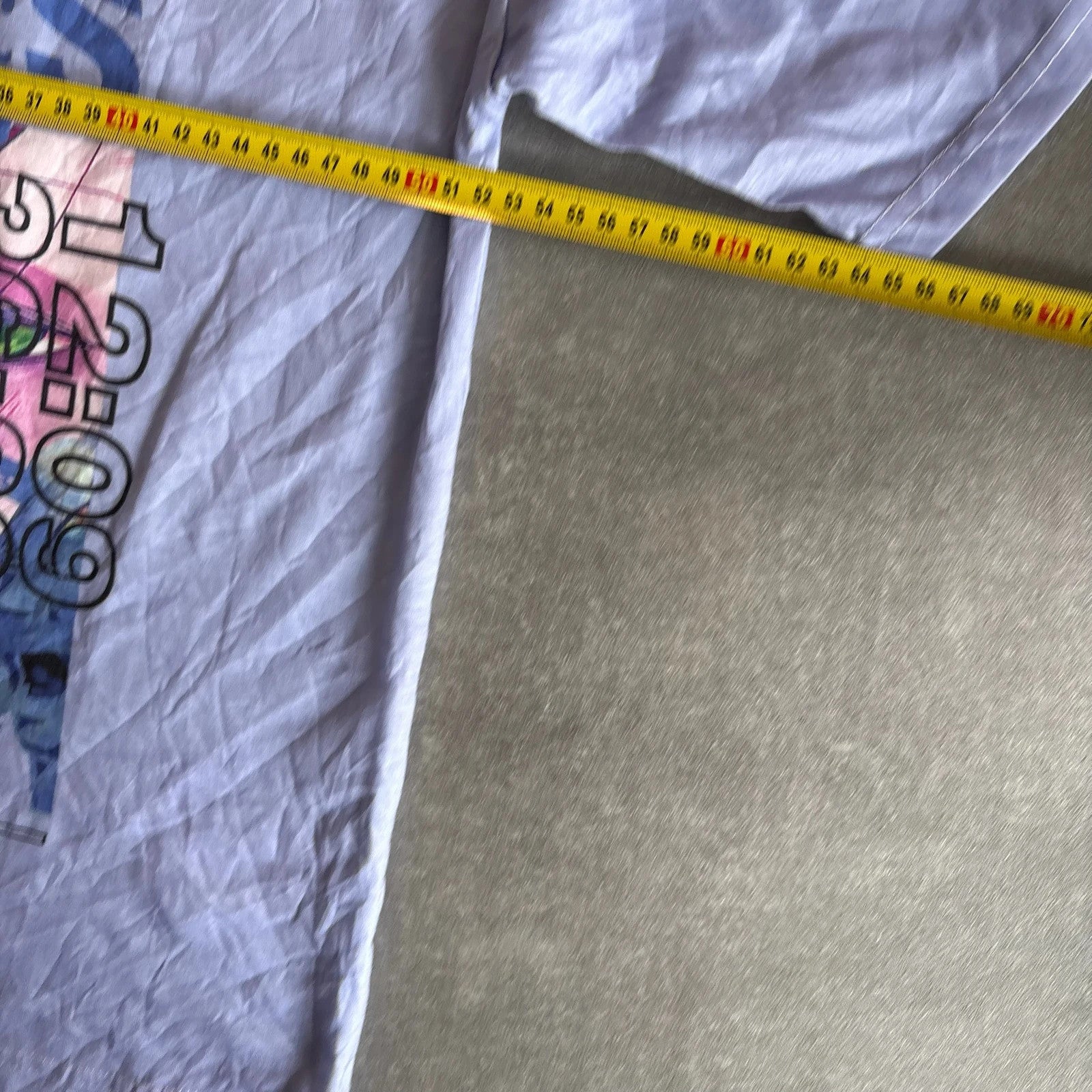Vintage Comics Graphic Tee Pastel Lavender Anime Streetwear