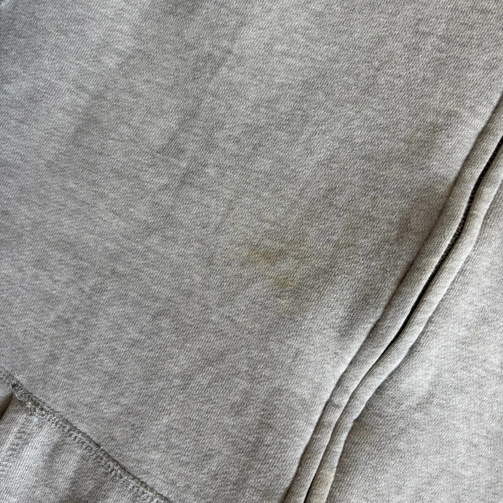 Tommy Jeans Grey Spellout Embroidered Zip Up Vintage Hoodie Flag Streetwear Mens