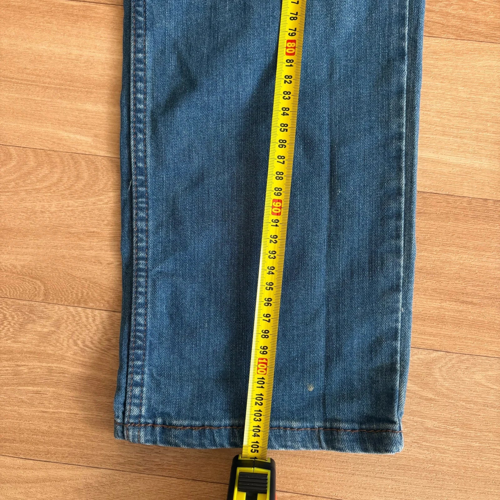 Levis 511 Mid Wash Slim Straight Leg Vintage Denim Jeans Mens