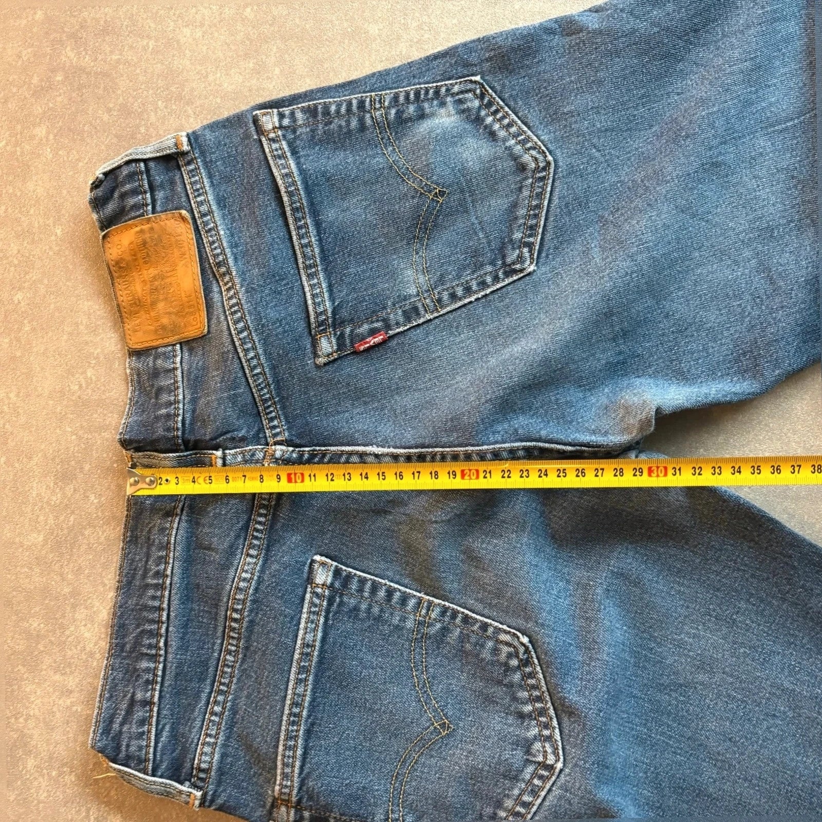 Levis 511 Slim Fit Jeans Mens W30 L30 classic Blue Denim Vintage Red Tab Tapered Slim Straight Wash