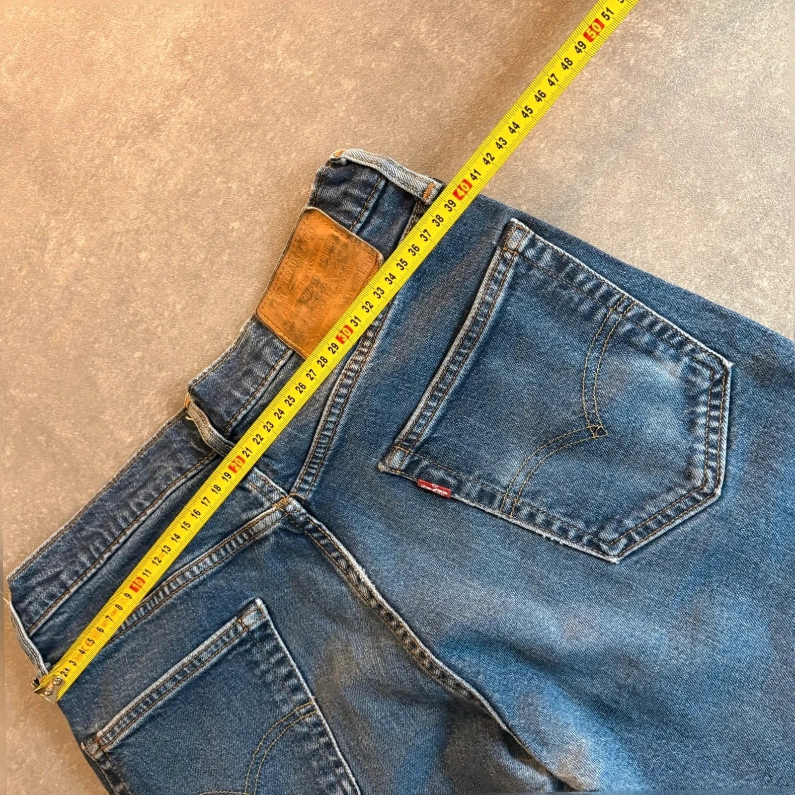 Levis 511 Slim Fit Jeans Mens W30 L30 classic Blue Denim Vintage Red Tab Tapered Slim Straight Wash