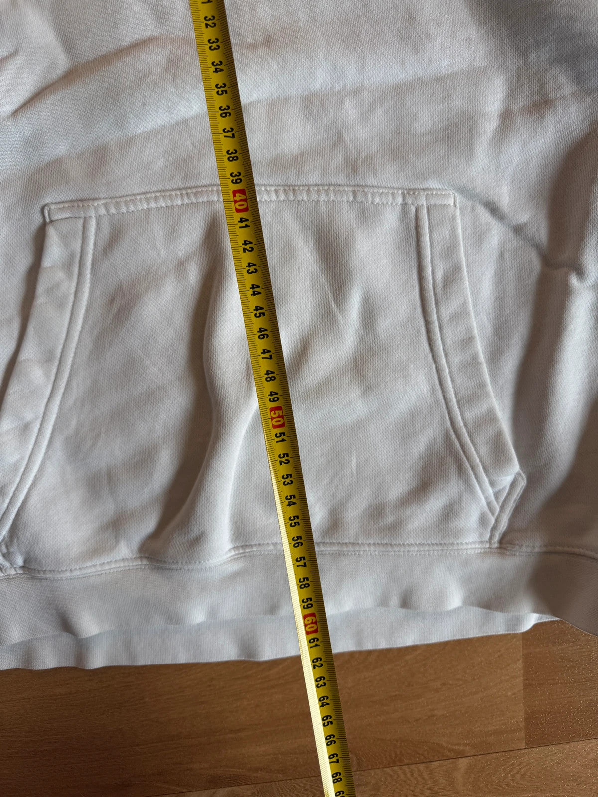 Nike White Yellow Jackets Spellout Vintage Collegiate Athletic Hoodie Mens