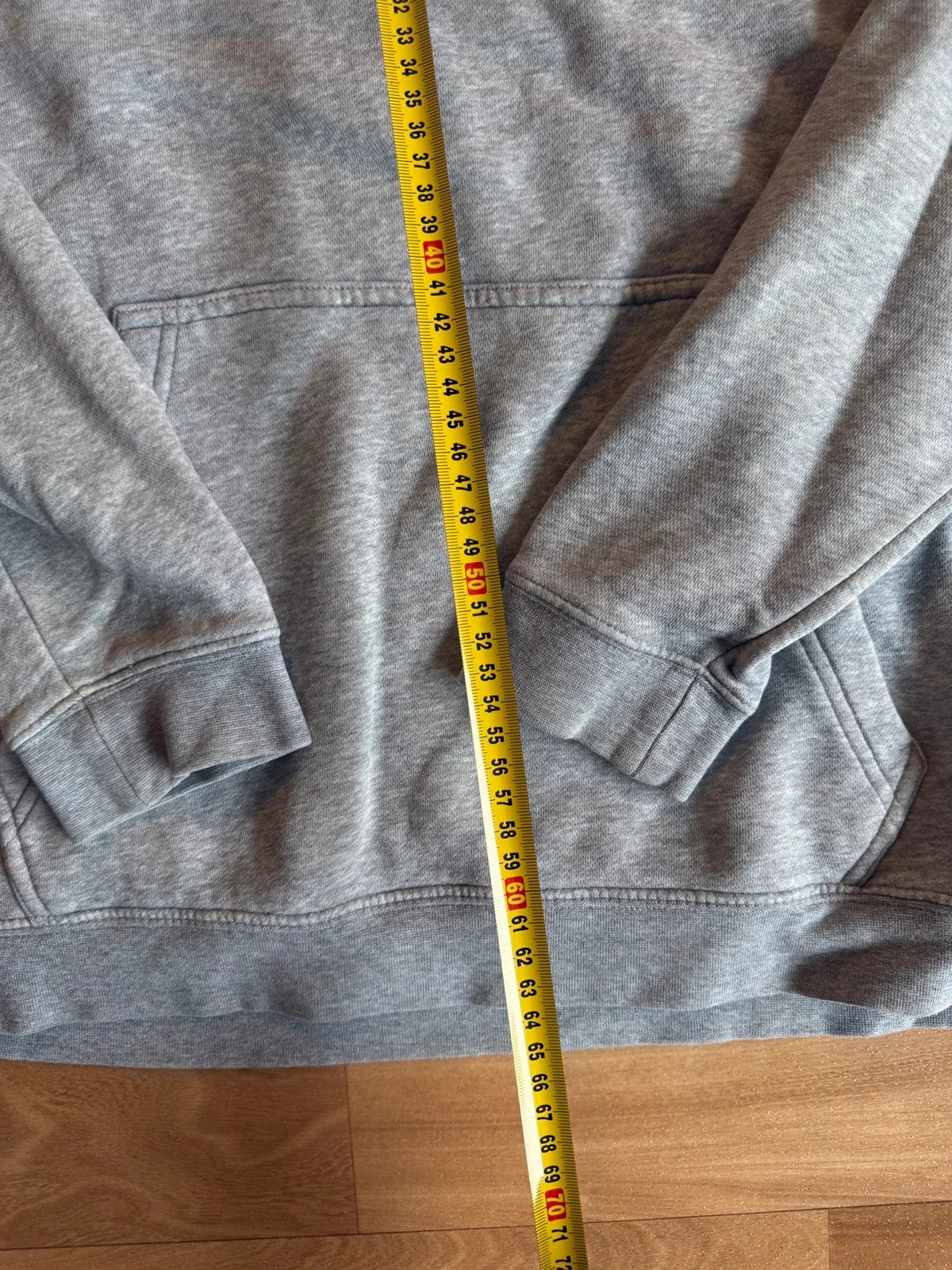 Nike Grey MUS Baseball Spellout Vintage Collegiate Athletic Hoodie Mens