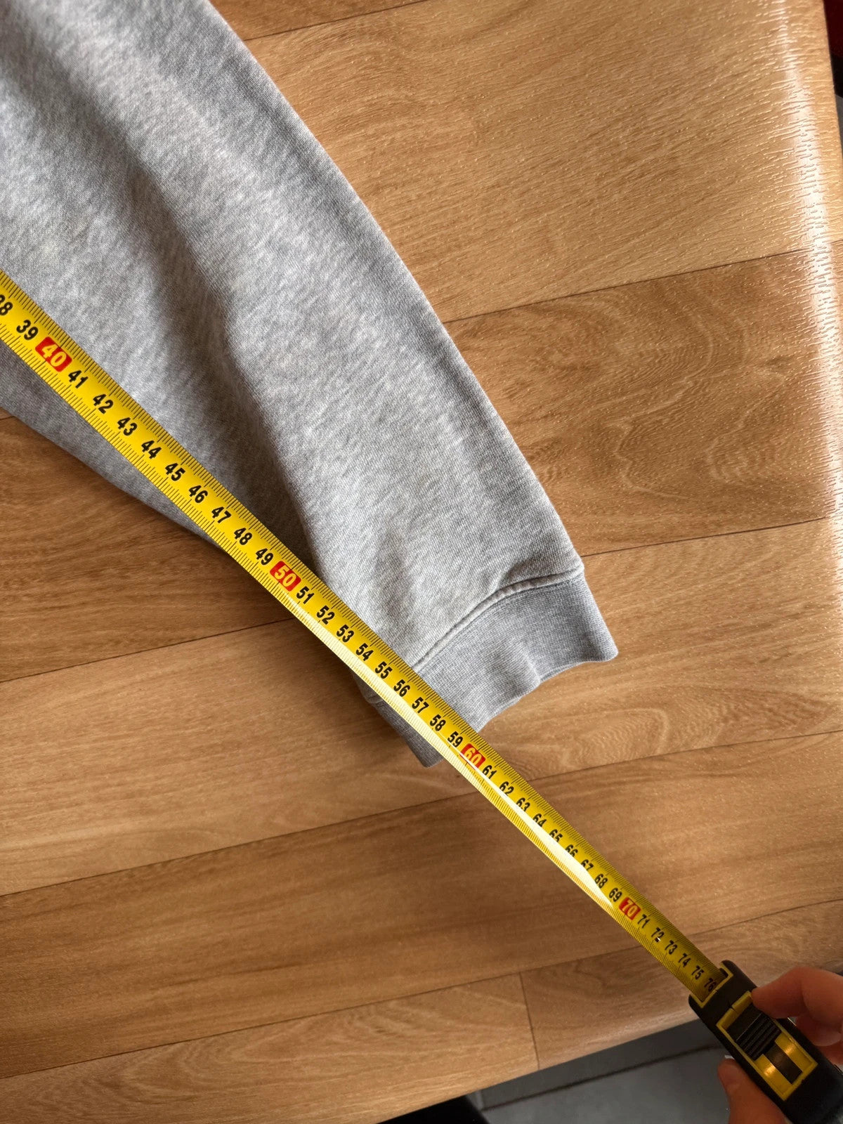 Nike Grey MUS Baseball Spellout Vintage Collegiate Athletic Hoodie Mens