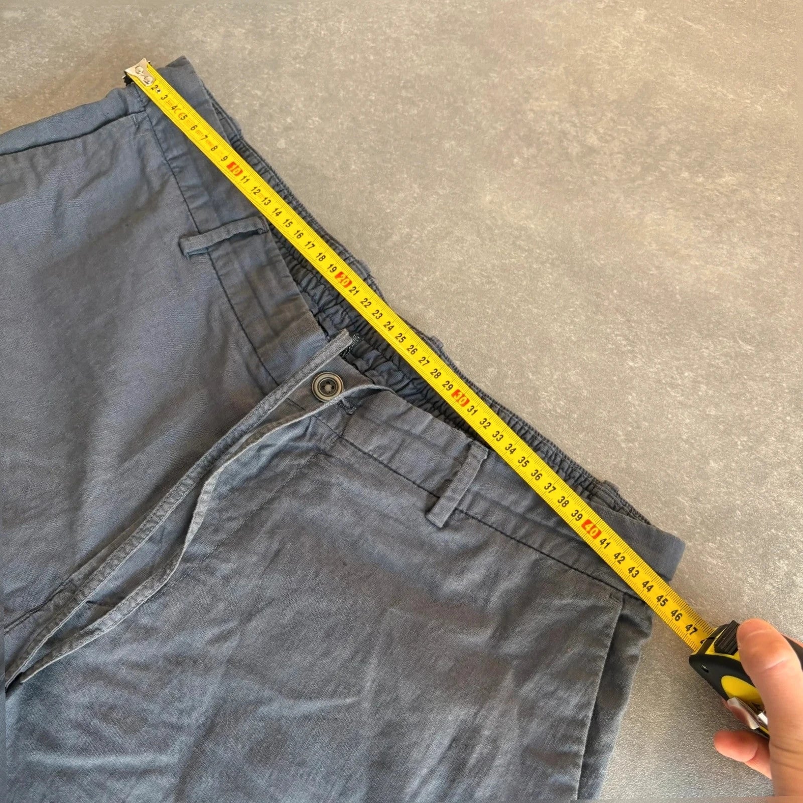 Massimo Dutti Grey Italian Fabric Casual jogger Trousers Mens EUR46 L Smart Casual