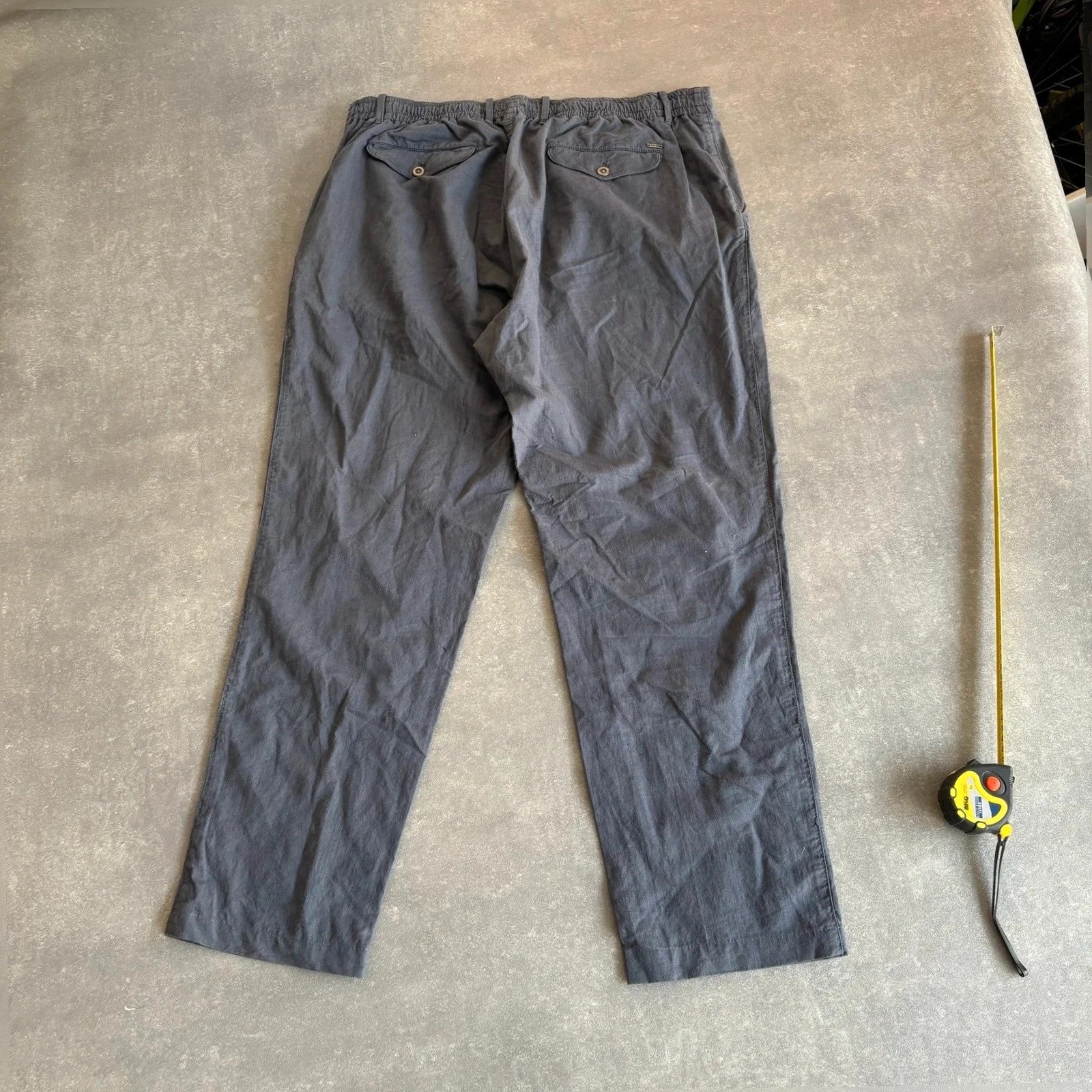 Massimo Dutti Grey Italian Fabric Casual jogger Trousers Mens EUR46 L Smart Casual