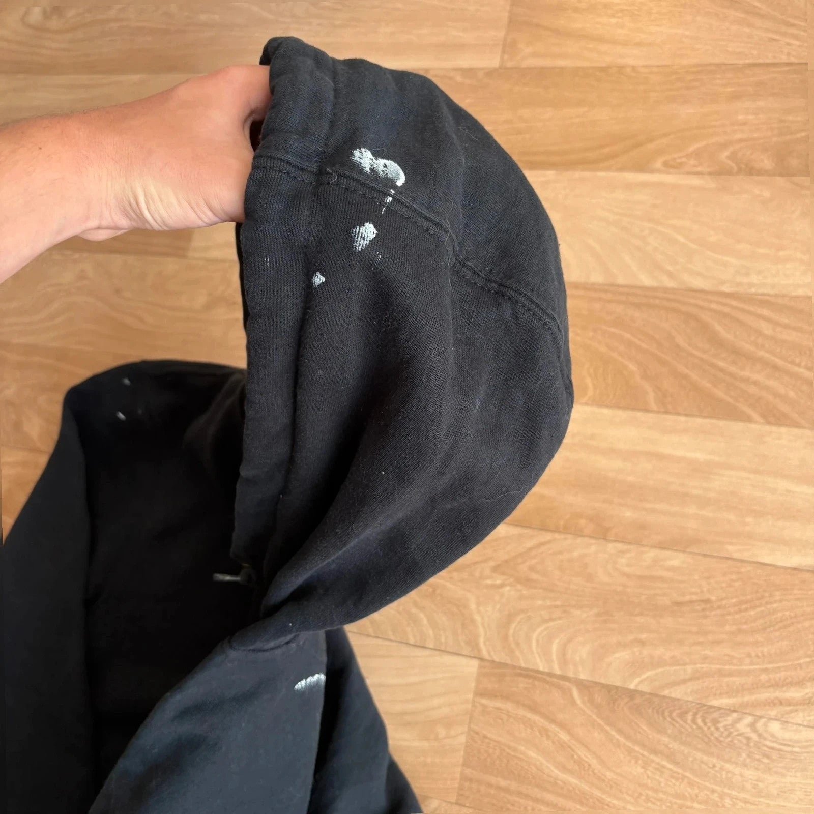 Carhartt Black Loose Fit Workwear Vintage Hoodie rugged Streetwear Mens